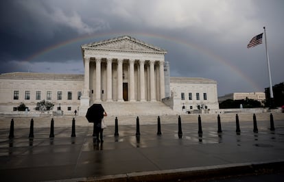 Vista de la Corte Suprema de Estados Unidos el 30 de julio de 2024 en Washington.