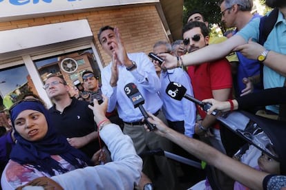 García Albiol, en el barrio ca n'Anglada de Terrassa.