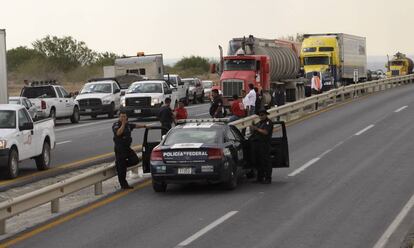 La carretera de Reynosa, Tamaulipas.