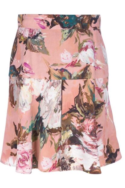 Dolce & Gabbana estampa sus faldas con flores en tonos empolvados (595 euros).