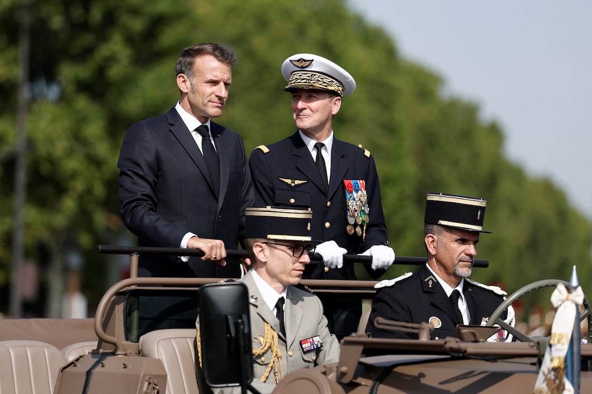 Macron celebra su último 14 de julio con una exhibición del rearme europeo