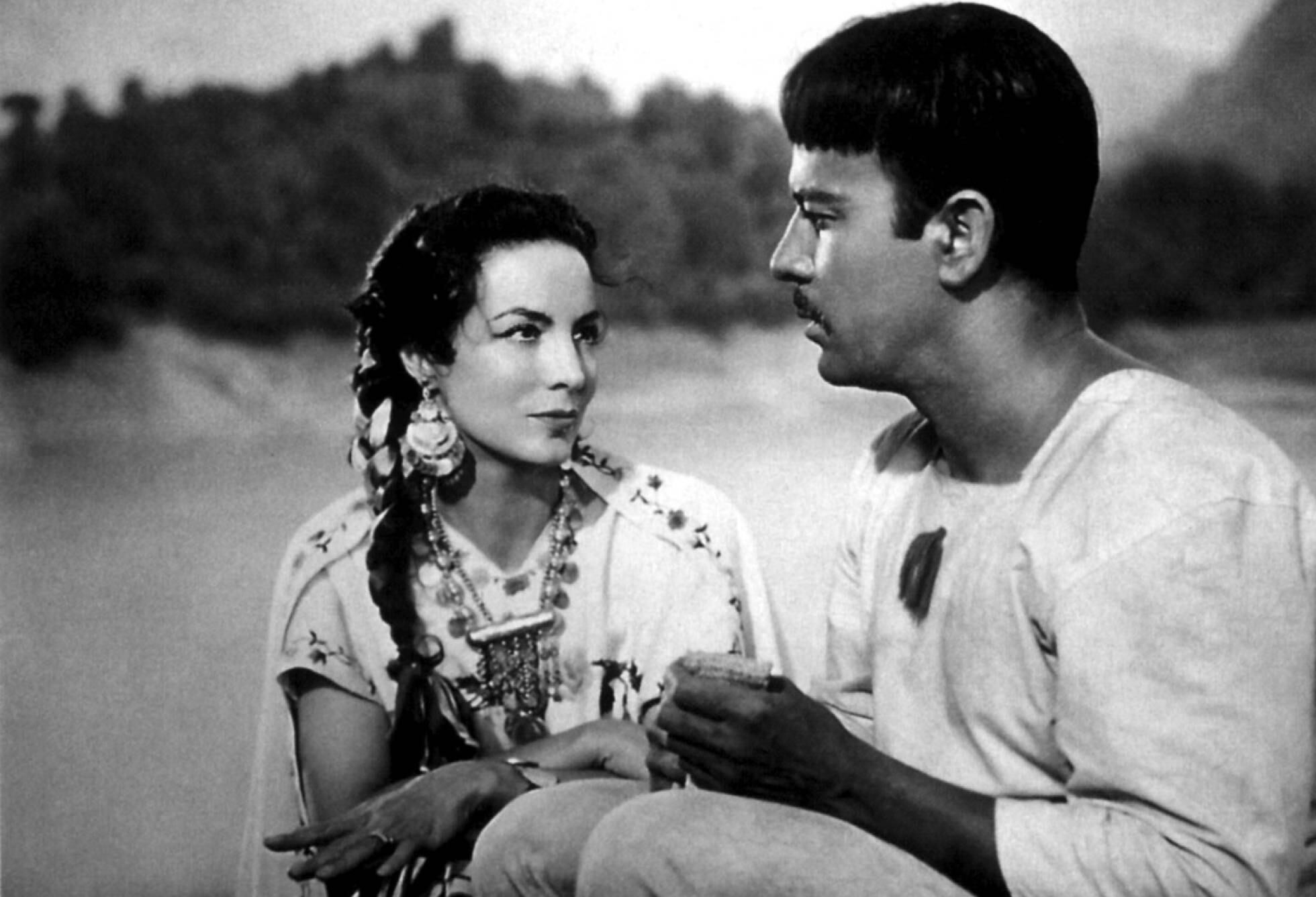 Fragmento de la película 'Tizoc' de 1957 con Maria Félix y Pedro Infante