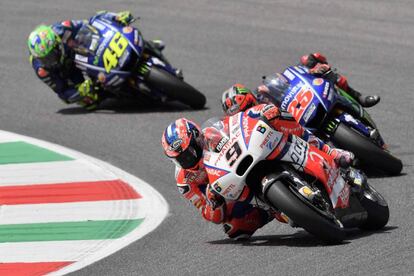 Petrucci, por delante de Vi&ntilde;ales y Rossi en Mugello. 