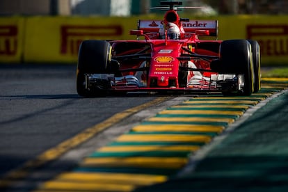 El piloto alemanan Sebastian Vettel.