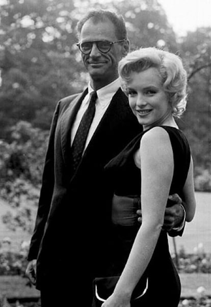Arthur Miller y Marilyn Monroe, en noviembre de 1960.