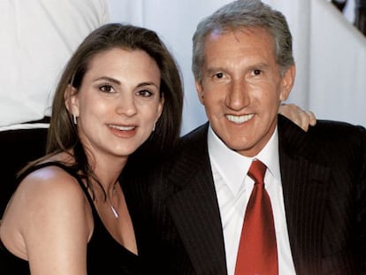 Maude Versini y Arturo Montiel, durante su matrimonio.