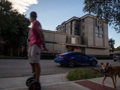 El consulado chino en Houston (Texas), el 22 de julio de 2020.