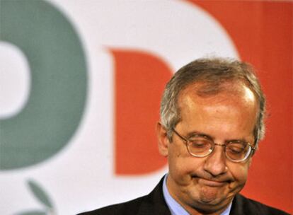 Walter Veltroni, en una imagen de abril de 2008, tras la derrota en las generales ante Berlusconi.