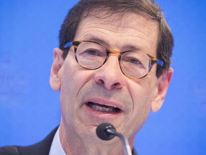 El economista jefe del Fondo Monetario Internacional (FMI), Maurice Obstfeld, este martes Washington.