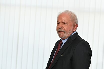 El presidente de Brasil, Lula da Silva, después de su toma de posesión en Brasilia, el pasado 1 de enero.