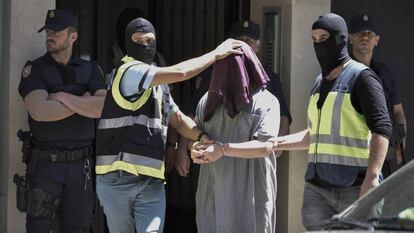 Abdellah Lachiri, en el momento de su detención, en 2016.