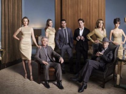 En la imagen, foto de la familia Edwing, protagonista de 'Dallas'.