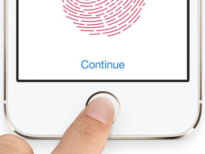 Touch ID de Apple.