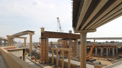 Una de las carreteras de Ferrovial en obras en Estados Unidos.