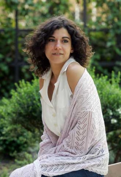 Lubna Azabal, protagonista de <i>Exils</i>, en Madrid.