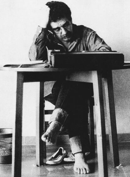 Hacia 1972. Gabriel García Márquez en Barcelona.
