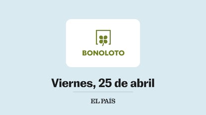 Bonoloto viernes 25 abril 2025