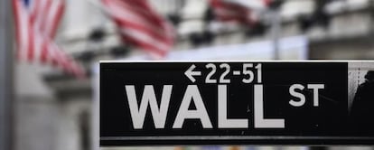 Wall Street, centro simb&oacute;lico de las finanzas estadounidenses.