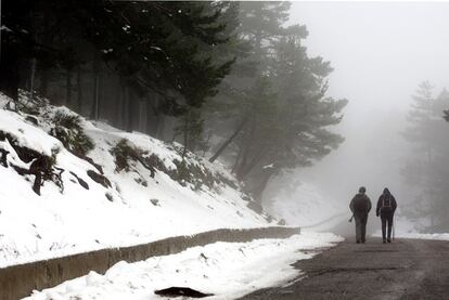 Navacerrada esta mañana.