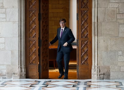 El presidente de la Generalitat de Cataluña, Salvador Illa.