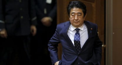 El primer ministro nipón, el nipón Shinzo Abe.