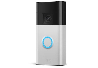 Nuevo Ring Battery Video Doorbell de tercera generación de color gris y negro