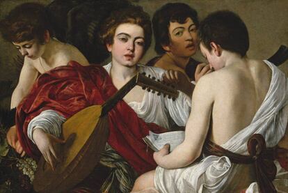 Cuadro ‘Los músicos’, de Caravaggio. 