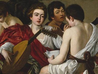 Cuadro ‘Los músicos’, de Caravaggio. 