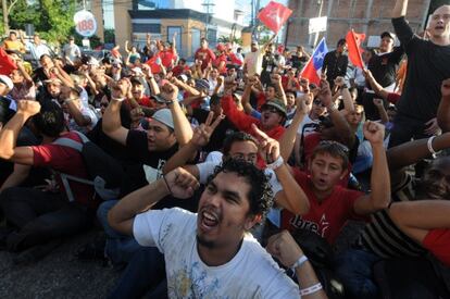 Protesta un d&iacute;a despu&eacute;s de las elecciones generales en Tegucigalpa