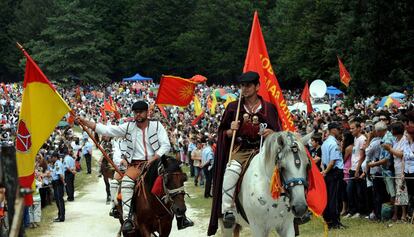 Homenatge a la Revolta d'Ilinden a Macedònia.