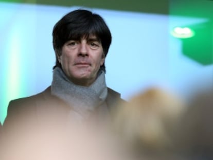 Löw, en un partido reciente de la Bundesliga.