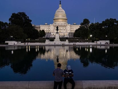 Imagen del Capitolio de EE UU. 