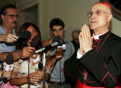 El cardenal Tarcisio Bertone, secretario de Estado del Vaticano.