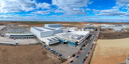 Vista del centro logístico de Albacete tras la última ampliación