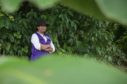 Laiby Cerón, Integrante de la Asociación Campesina de Mujeres Manos Unidas, en San José de Caunapi.