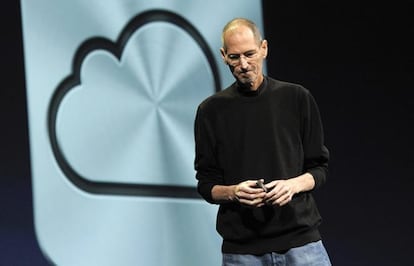 Steve Jobs reapareció en junio de este año para presentar el iCloud