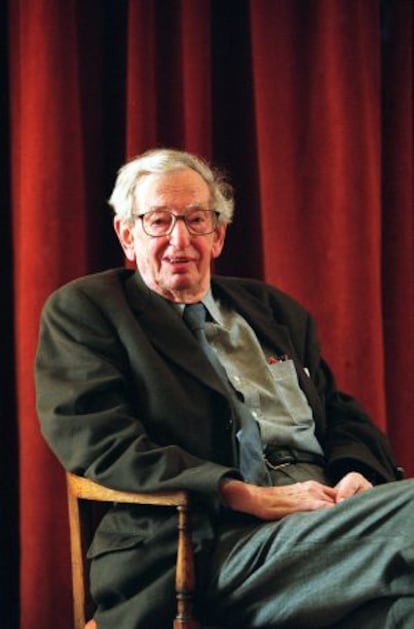 El historiador brit&aacute;nico Eric Hobsbawn, en una imagen de 2003.