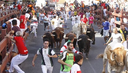 Los encierros de las fiestas patronales de San Sebastia&aacute; de los Reyes en 2016.