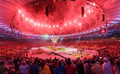 Clausura de la trigésima primera edición de los Juegos Olímpicos en Río de Janeiro.
