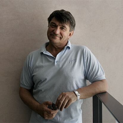 El cineasta Aleksandr Sokurov, ayer en Barcelona.