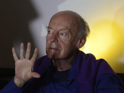 Galeano, en la Bienal del Libro de Brasilia.