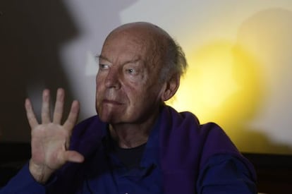 Galeano, en la Bienal del Libro de Brasilia.