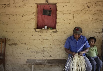 Casa típica nicaragüense que emplean como almacén de artesanía en Totogalpa, Madriz.