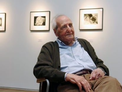 Horacio Coppola en el Museo de Arte Latinoamericano en Buenos Aires, en 2006.