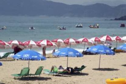 La playa de Haeundae en Busan (Corea del Sur). EFE/Archivo