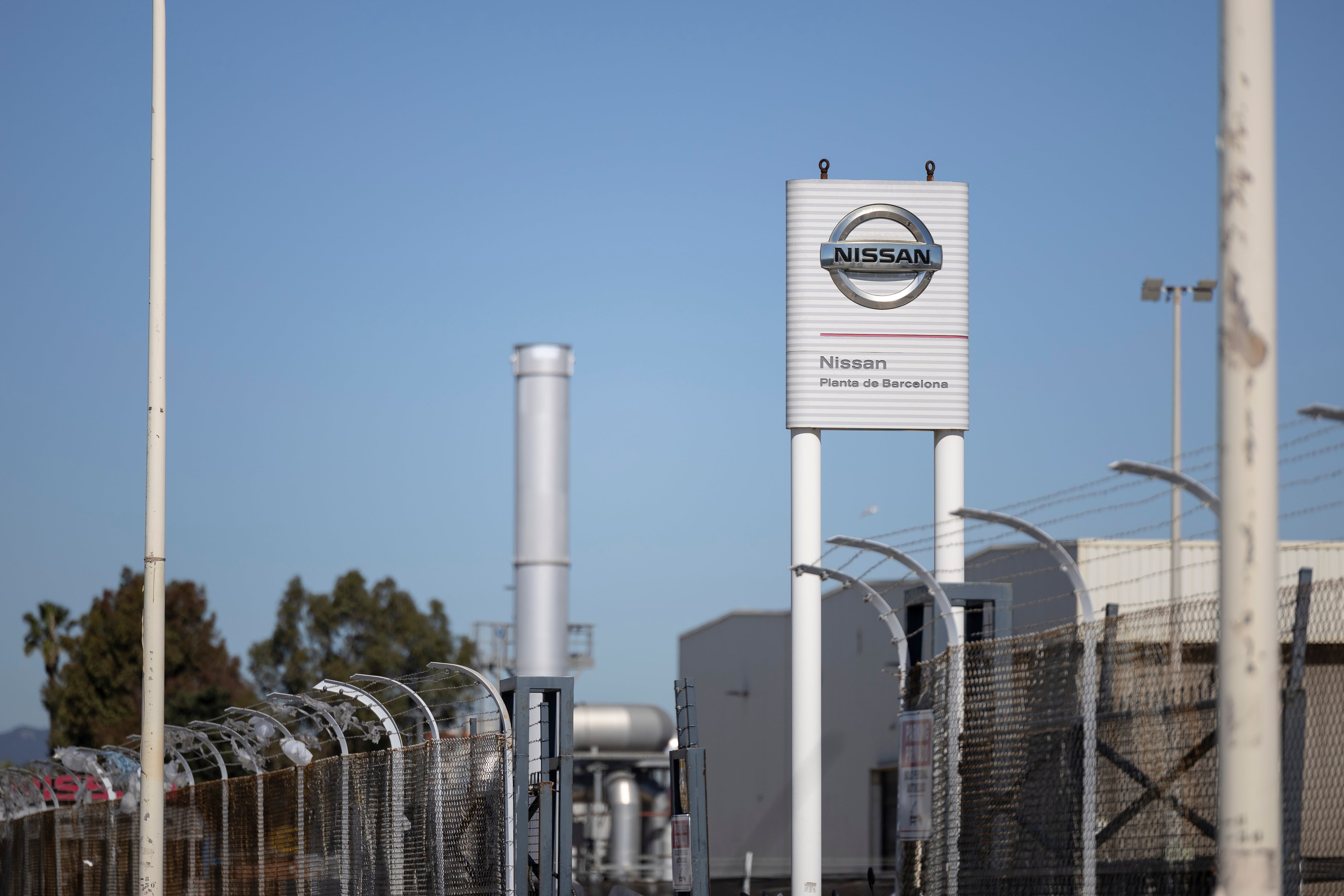 Imagen de la fabrica de Nissan en la Zona Franca.