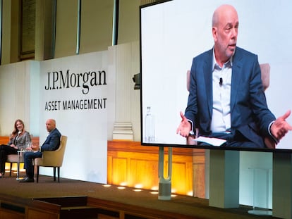 George Gatch, consejero delegado de JP Morgan Asset Management, durante el Media Day celebrado en Londres el 13 de marzo de 2024