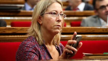 Neus Munté, consejera de Bienestar Social.