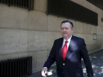 Alfredo Sáenz llega a la Audiencia Nacional. EFE/Archivo