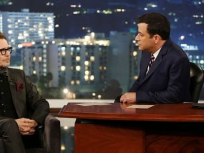 Gary Oldman, en el programa de Jimmy Kimmel.